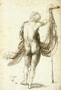 Albrecht Durer Female Nude from Behind painting